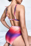 MultiColor High Waist Bikini