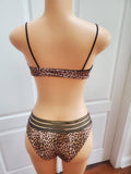 Geo Leopard Print Bikini